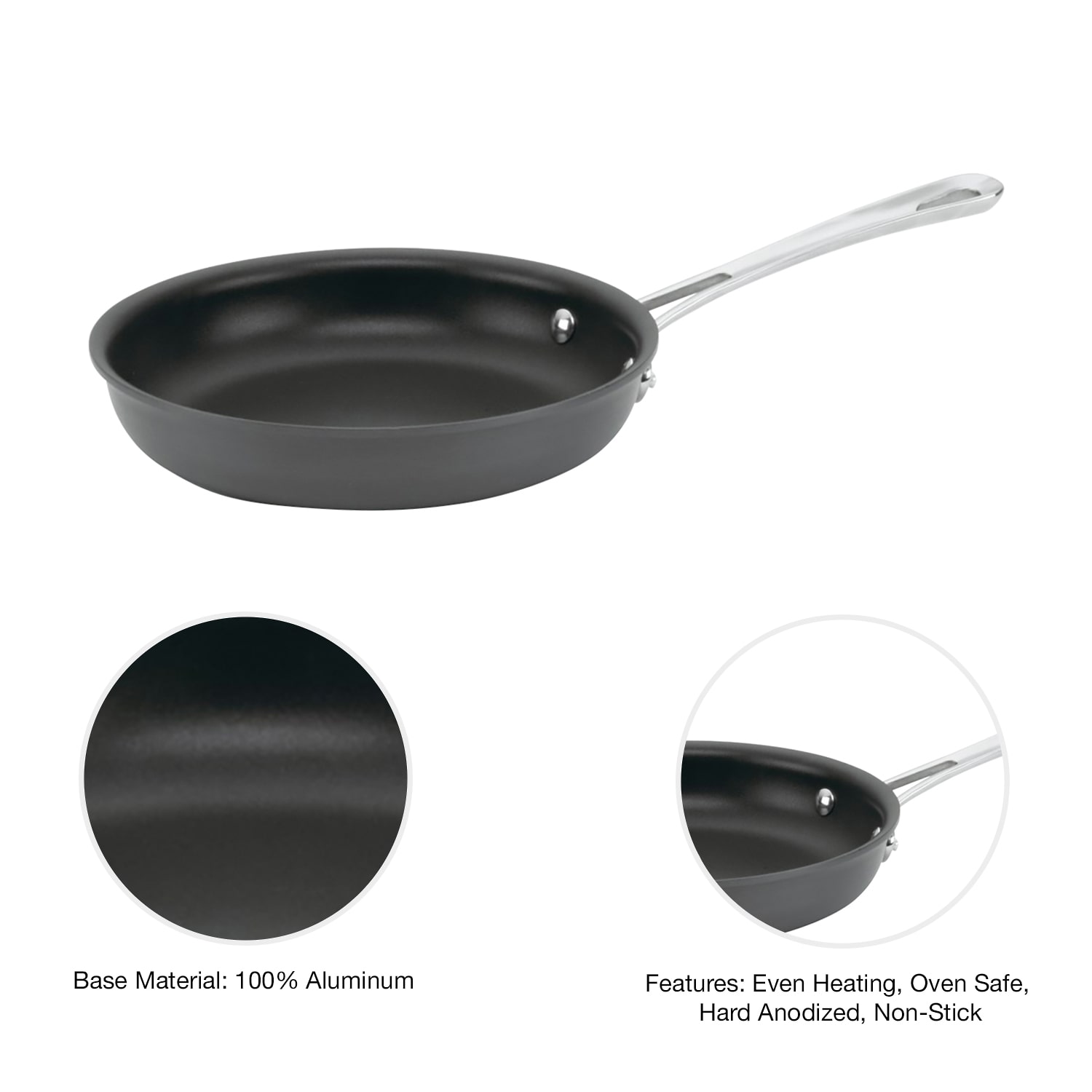 Cuisinart Contour 8 Inch Non-Stick Hard Anodized Skillet
