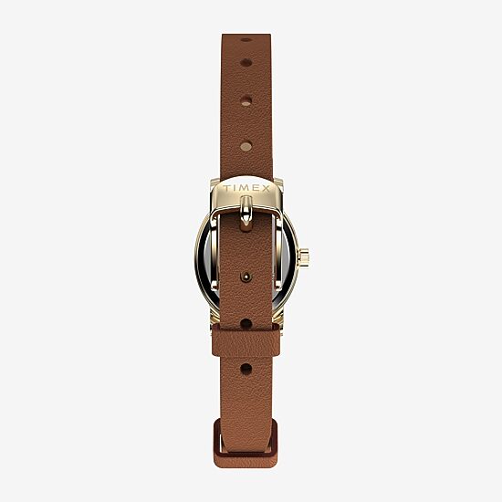Timex Womens Brown Leather Strap Watch Tw2w82500jt