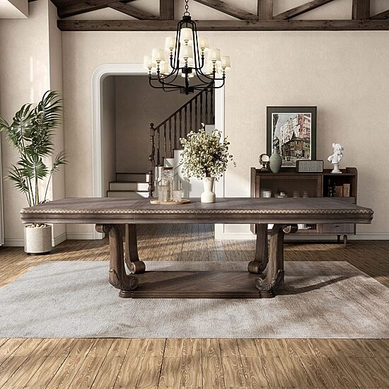 Furniture of America™ Seven Oaks Rectangular Wood-Top Dining Table