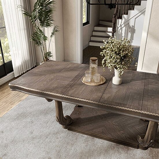 Furniture of America™ Seven Oaks Rectangular Wood-Top Dining Table