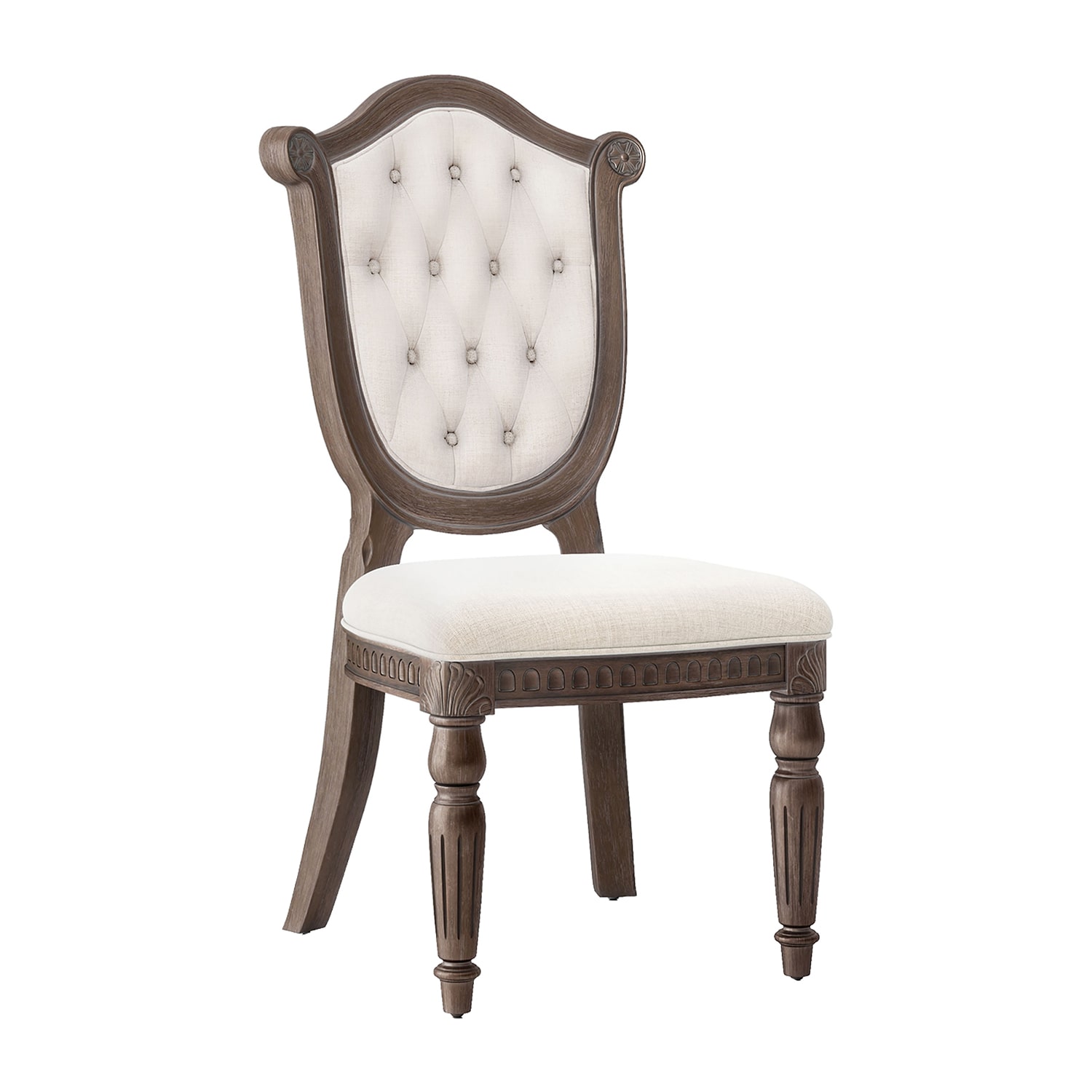 Furniture of America™ Seven Oaks 2-pc. Upholstered Tufted Dining Chair
