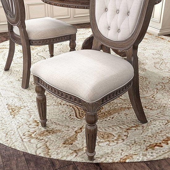 Furniture of America™ Seven Oaks 2-pc. Upholstered Tufted Dining Chair