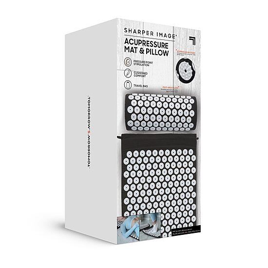 Sharper Image® Acupressure Mat & Pillow Set