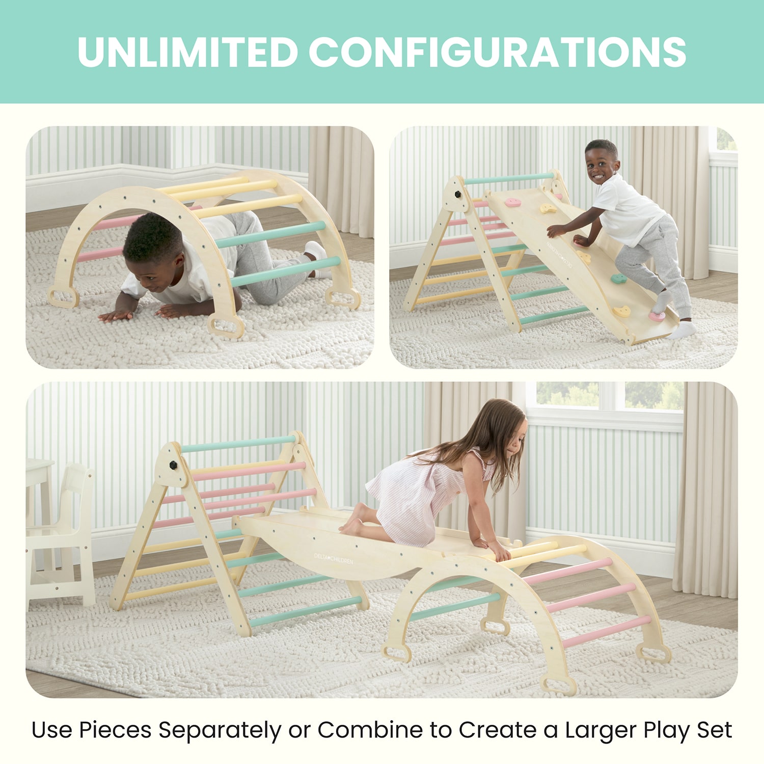 Delta Children Lil Indoor Climber Gym 3-pc. Climber
