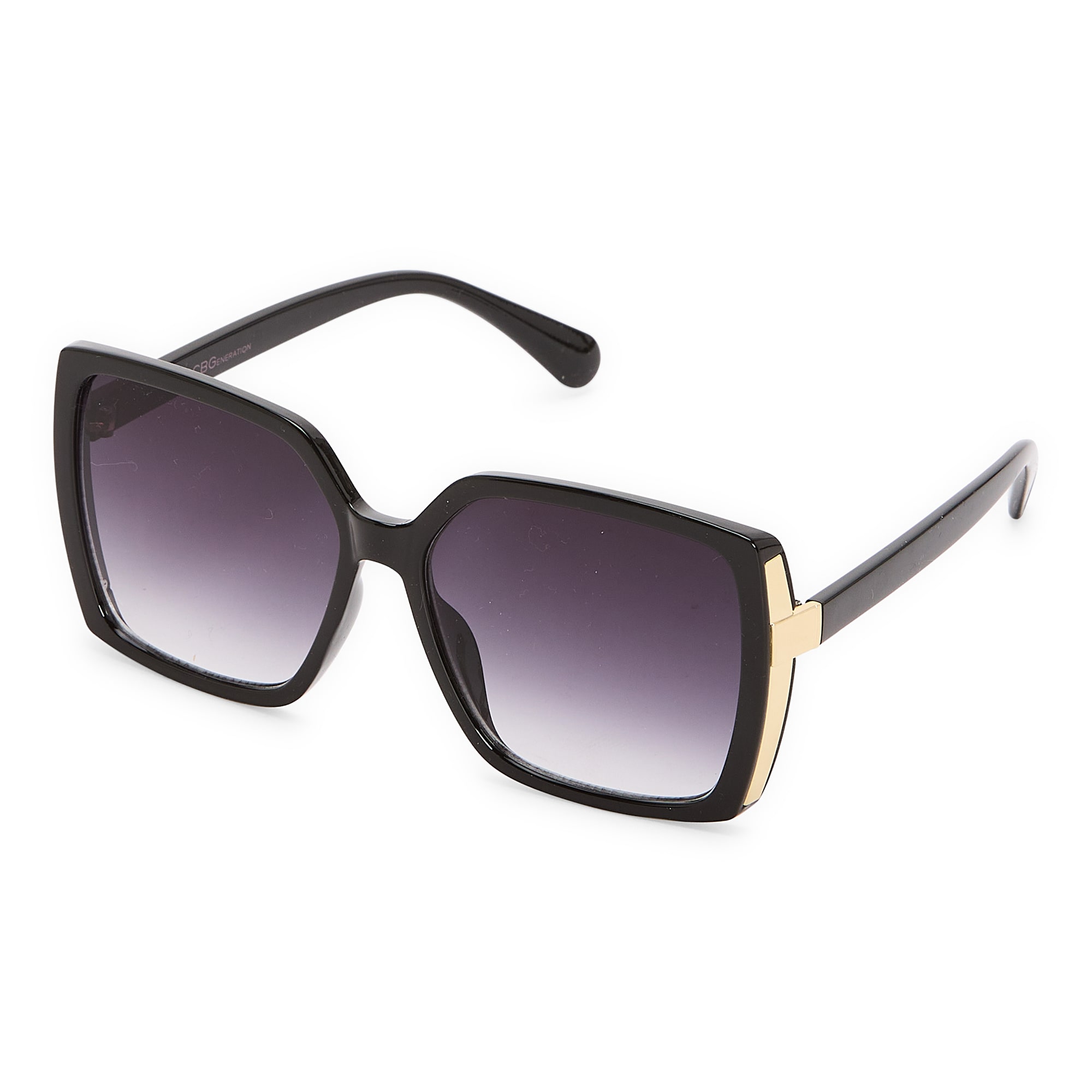 BCBGeneration Glamorous Oversized Womens UV Protection Square Sunglasses