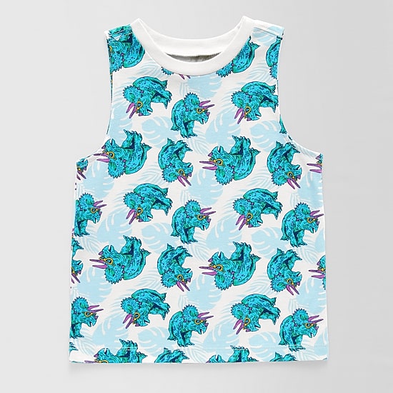 Okie Dokie Toddler & Little Boys Crew Neck Sleeveless Tank Top