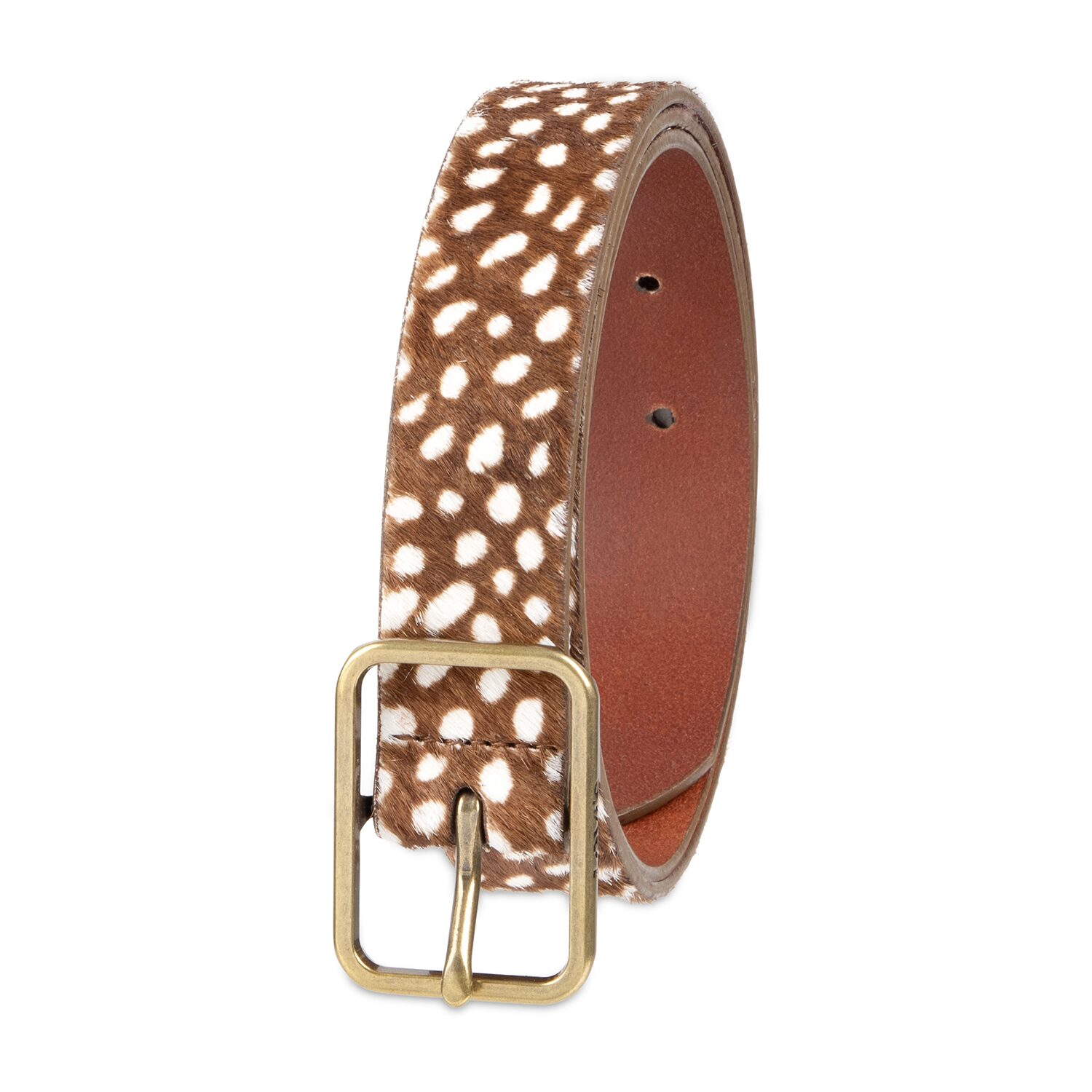 Levi's® Rectangle Centerbar Buckle Casual Belt, Genuine Leather Womens Belt