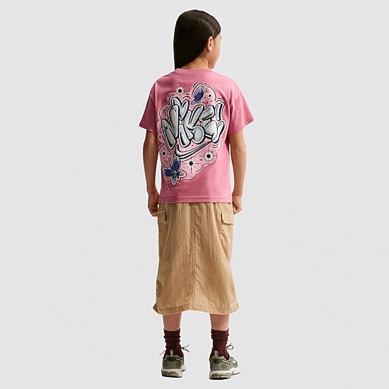 Nike Big Kid Girls Crew Neck Short Sleeve Regular Fit Graphic T-Shirt
