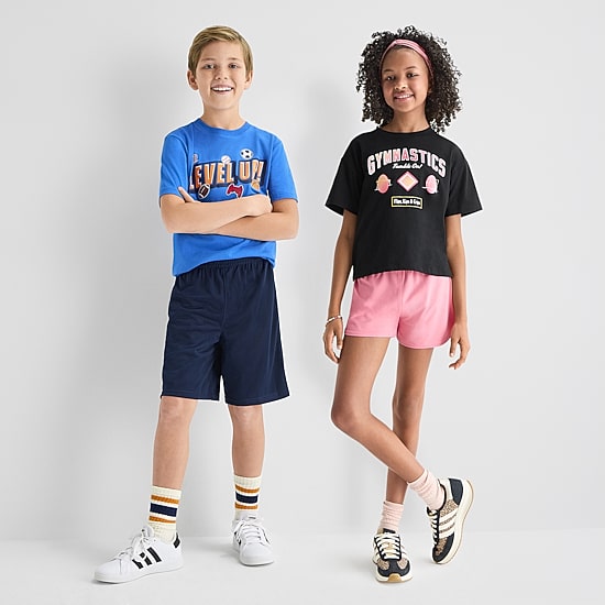 Xersion Little & Big Kid Boys Crew Neck Short Sleeve Regular Fit Graphic T-Shirt