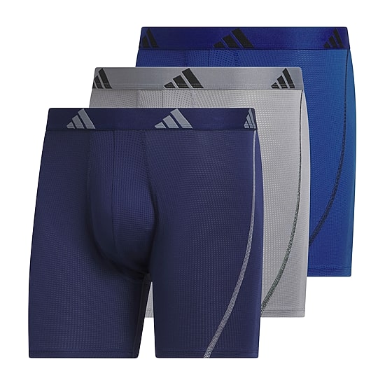 adidas Mens 3 Pack Boxer Briefs 5161773