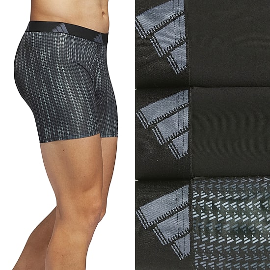 adidas Mens 3 Pack Boxer Briefs 5162980