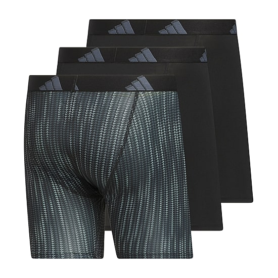 adidas Mens 3 Pack Boxer Briefs 5162980