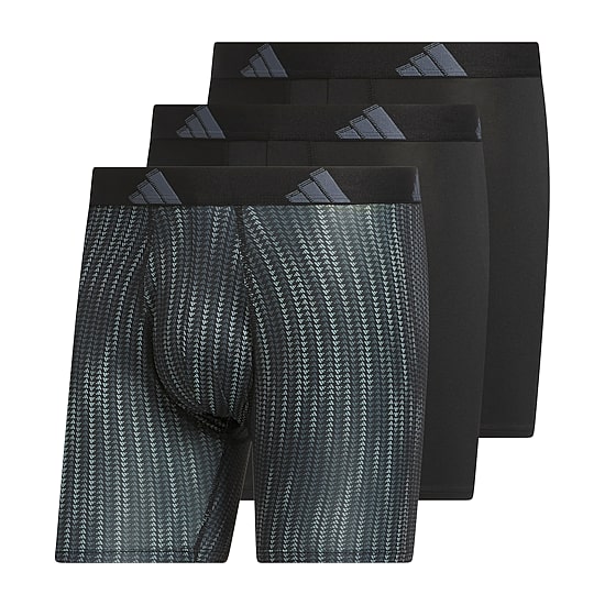 adidas Mens 3 Pack Boxer Briefs 5162980