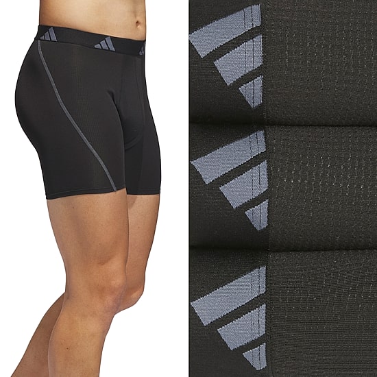 adidas Mens 3 Pack Boxer Briefs 5161771