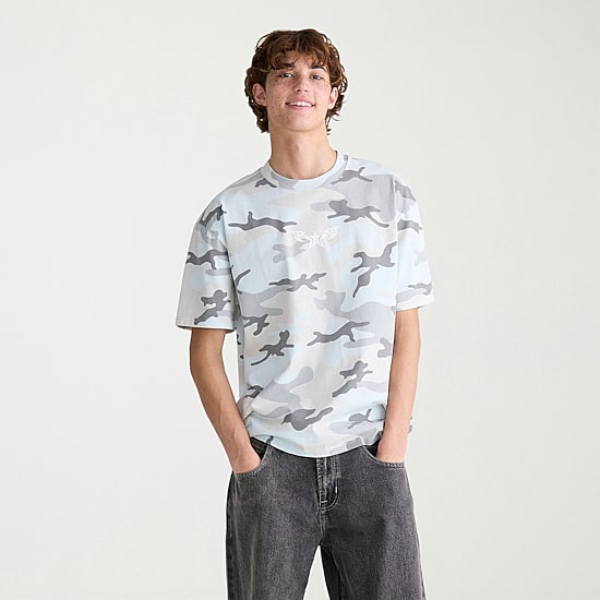 AEROPOSTALE Mens Crew Neck Short Sleeve Boxy Fit Graphic T-Shirt
