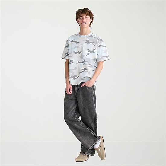 AEROPOSTALE Mens Crew Neck Short Sleeve Boxy Fit Graphic T-Shirt