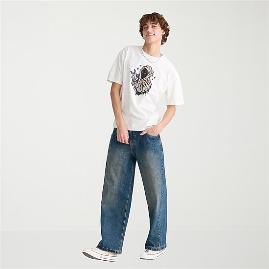 AEROPOSTALE Mens Crew Neck Short Sleeve Boxy Fit Graphic T-Shirt