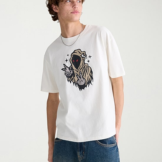 AEROPOSTALE Mens Crew Neck Short Sleeve Boxy Fit Graphic T-Shirt