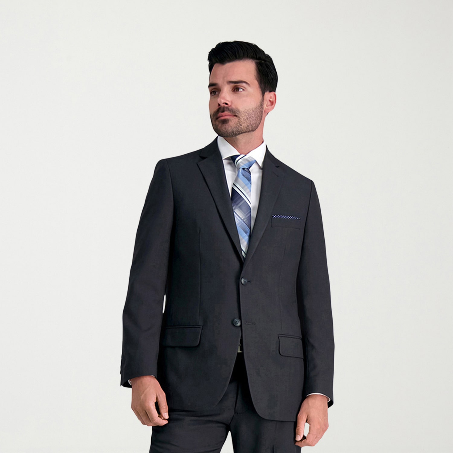 Haggar Smart Wash Premium Mens STRETCH FABRIC Classic Fit Suit Jacket