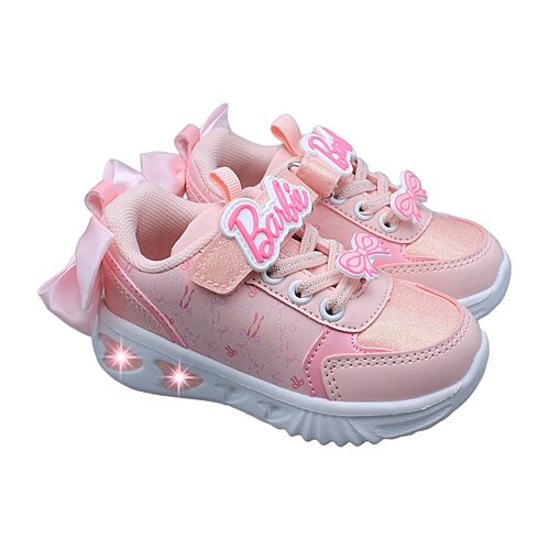 Barbie Light-Up Toddler Girls Barbie Sneakers, 8 Medium, Pink