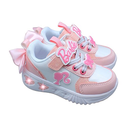 Barbie Light-Up Toddler Girls Barbie Sneakers, 10 Medium, Pink