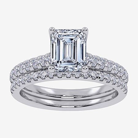 G / Vs2-Si1) Womens 1 CT. T.W. Lab Grown White Diamond 10K Gold