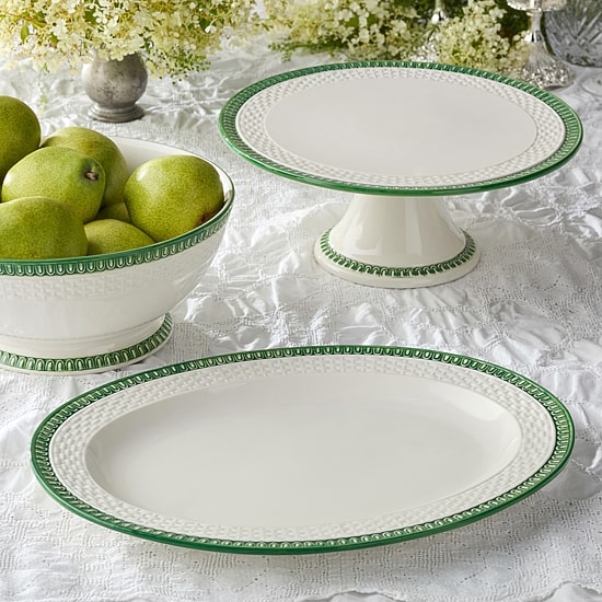 Certified International Le Jardin Cake Plate