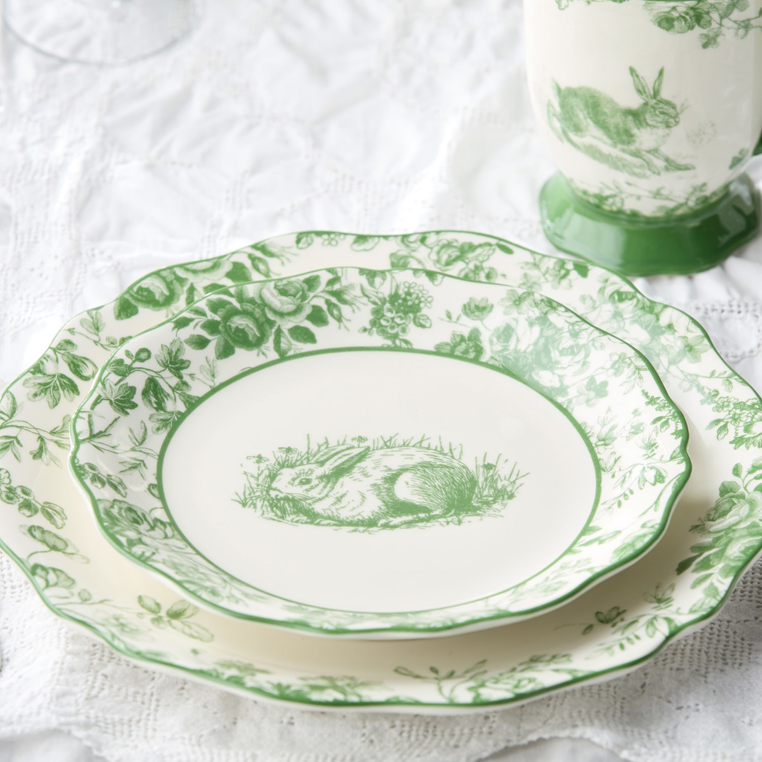 Certified International Le Jardin 4-pc. Stoneware Salad Plate