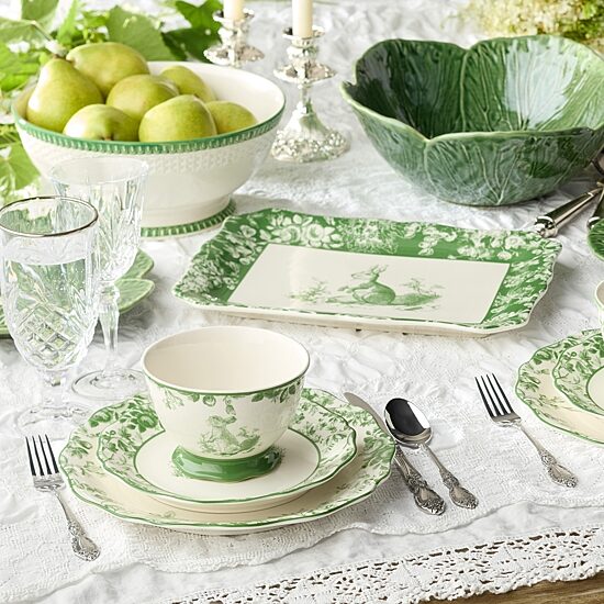 Certified International Le Jardin 4-pc. Stoneware Salad Plate