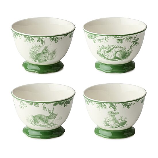 Certified International Le Jardin 4-pc. Stoneware Ice Cream Bowl