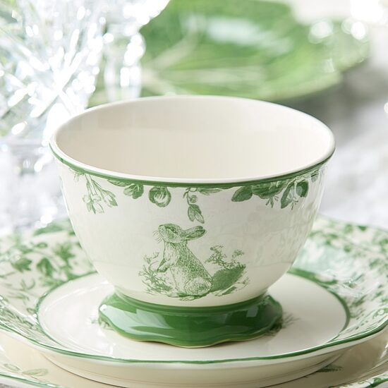 Certified International Le Jardin 4-pc. Stoneware Ice Cream Bowl