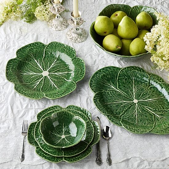 Certified International Le Jardin Cabbage 4-pc. Stoneware Soup Bowl
