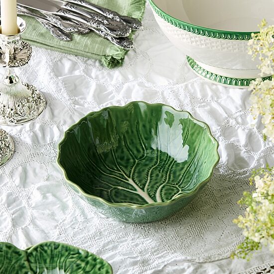 Certified International Le Jardin Cabbage 4-pc. Stoneware Soup Bowl