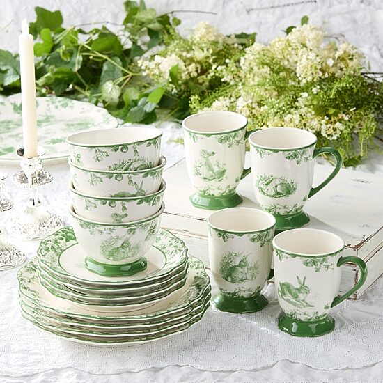 Certified International Le Jardin 16-pc. Stoneware Dinnerware Set