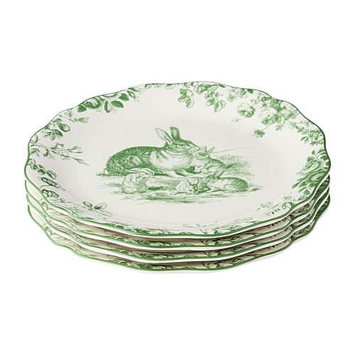 Certified International Le Jardin 4-pc. Stoneware Dinner Plate, One Size, Green