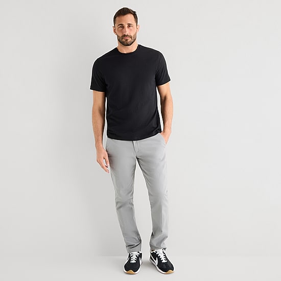 St. John's Bay Super Soft Mens Crew Neck Short Sleeve Stretch Fabric T-Shirt