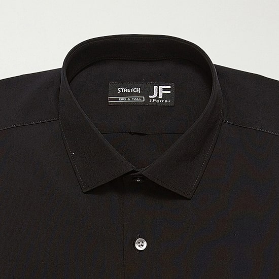 J. Ferrar Mens Big & Tall 360 Stretch Regular Fit Easy Care Stretch Fabric Long Sleeve Dress Shirt
