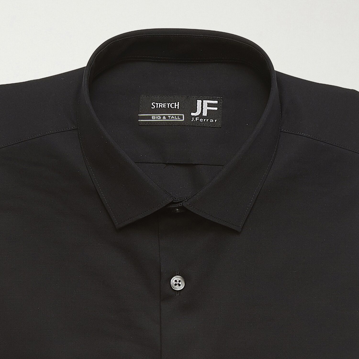 J. Ferrar Ultra Comfort Big & Tall Mens Regular Fit Stretch Fabric Wrinkle Free Long Sleeve Dress Shirt