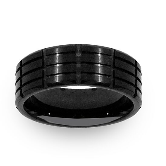 Mens 6MM Stainless Steel Wedding Band
