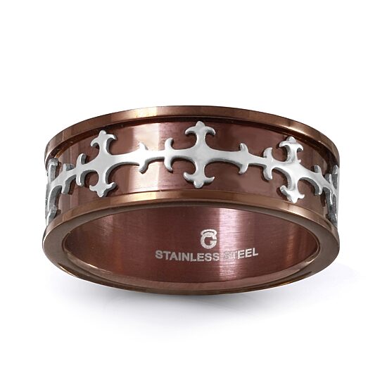 Mens 6MM Stainless Steel Wedding Band