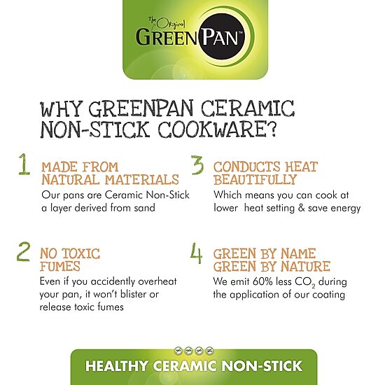 GreenPan Lima Hard Anodized Ceramic Non-Stick 2pc. Open Saucepan Set