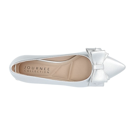 Journee Collection Ophelia Womens Pointed Closed Toe Ballet Flats
