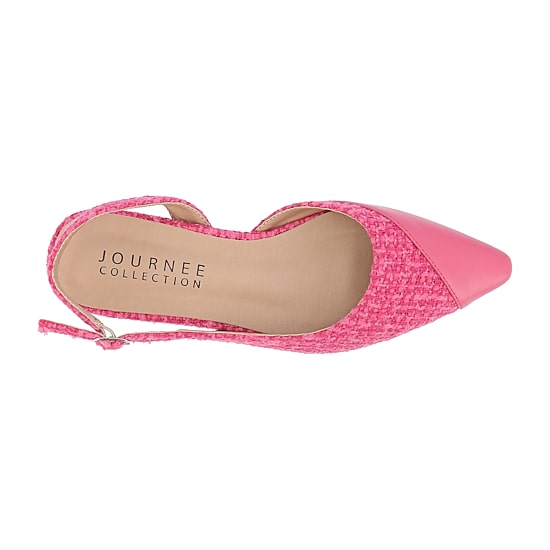Journee Collection Daphnne Womens Pointed Closed Toe Ballet Flats