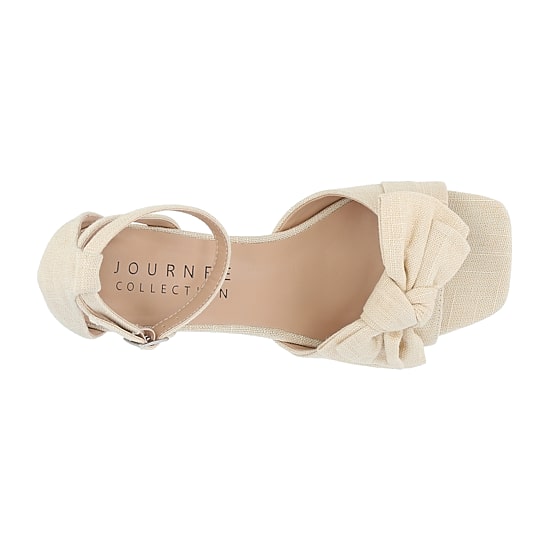 Journee Collection Womens Zevi Heeled Sandals