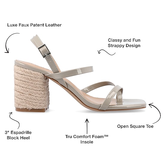 Journee Collection Womens Olivina Heeled Sandals