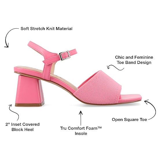 Journee Collection Womens Evylinn Heeled Sandals
