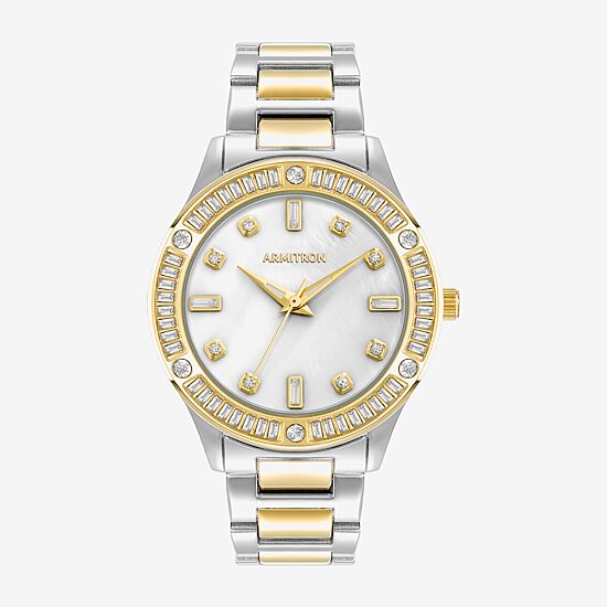 Armitron Womens Two Tone Bracelet Watch 75/5924mptt