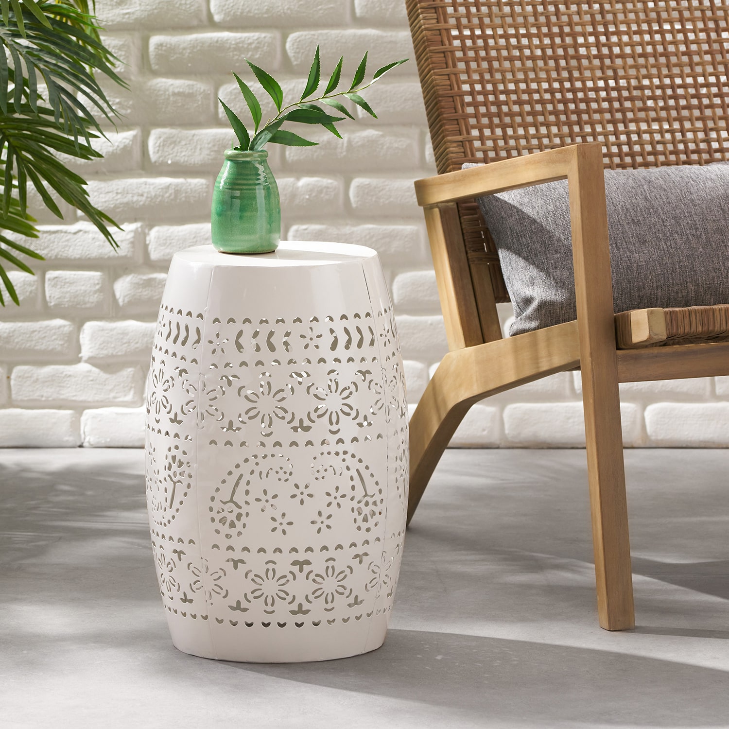 Ruby Iron Side Table