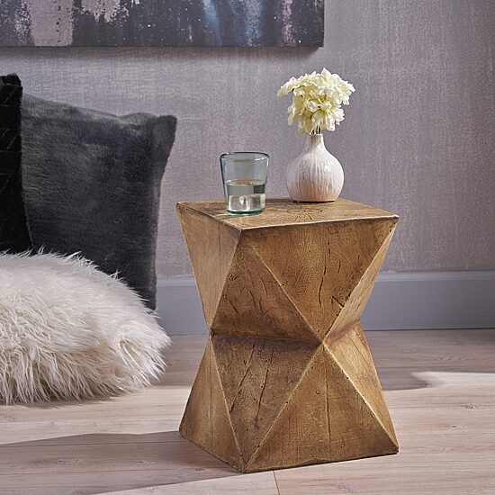 Bryleigh Concrete Side Table