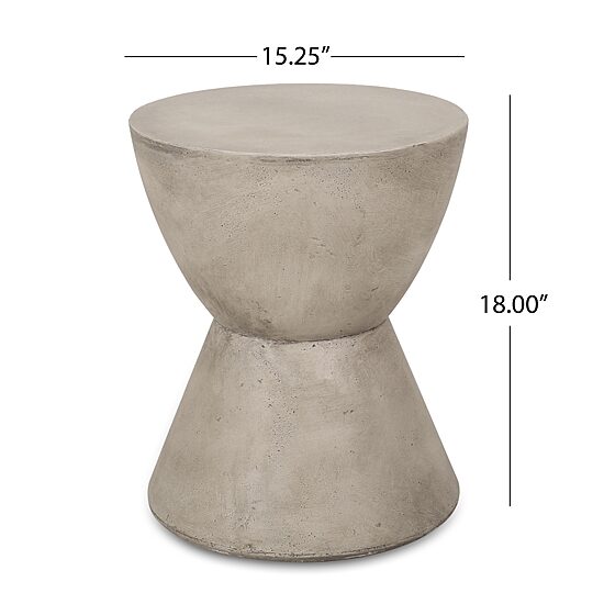 Montreal Weather Resistant Concrete Side Table